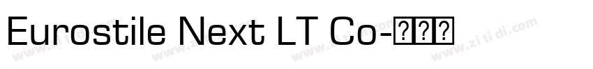 Eurostile Next LT Co字体转换